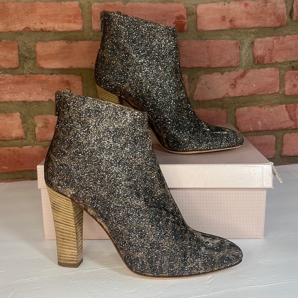 Sjp minnie leopard fabrics ankle boots